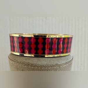 Avon Signature Pink And Purple Goldtone “Joyful Beautiful Bangle”